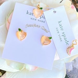 NWT ♠️ Kate Spade Heart Stone Earrings & Pendant Set